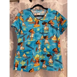 Disney’s Moana Womens Scrub top
